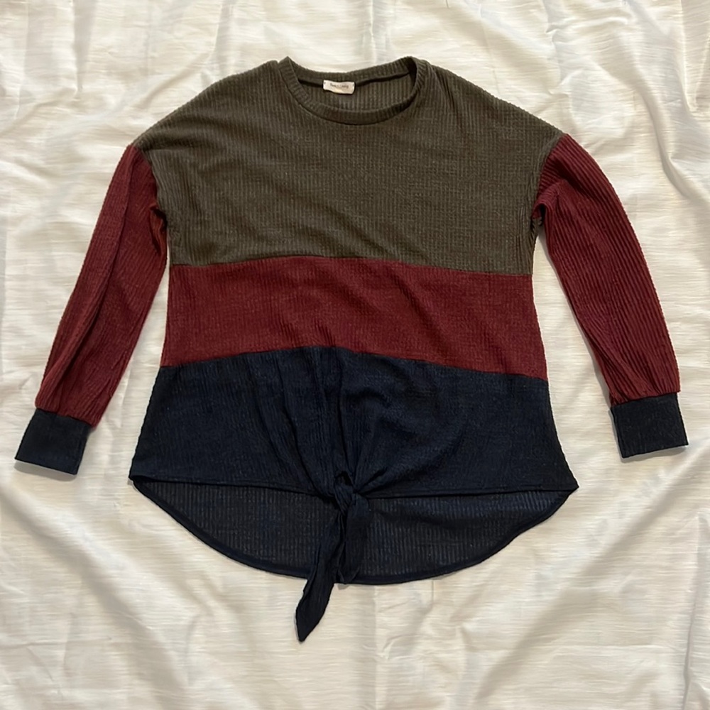 Waffle top long sleeve sweet lovely by jen